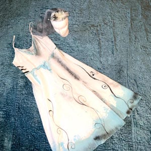 Emily corpse bride Costume wedding dress womens size 10? Maybe 12 ? unique Halloween Vampire Graveyard ghost gothic zombie