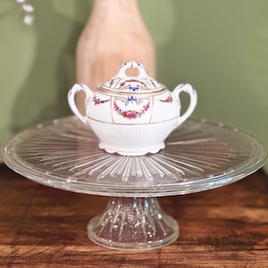Vintage German Porcelain Sugar Bowl