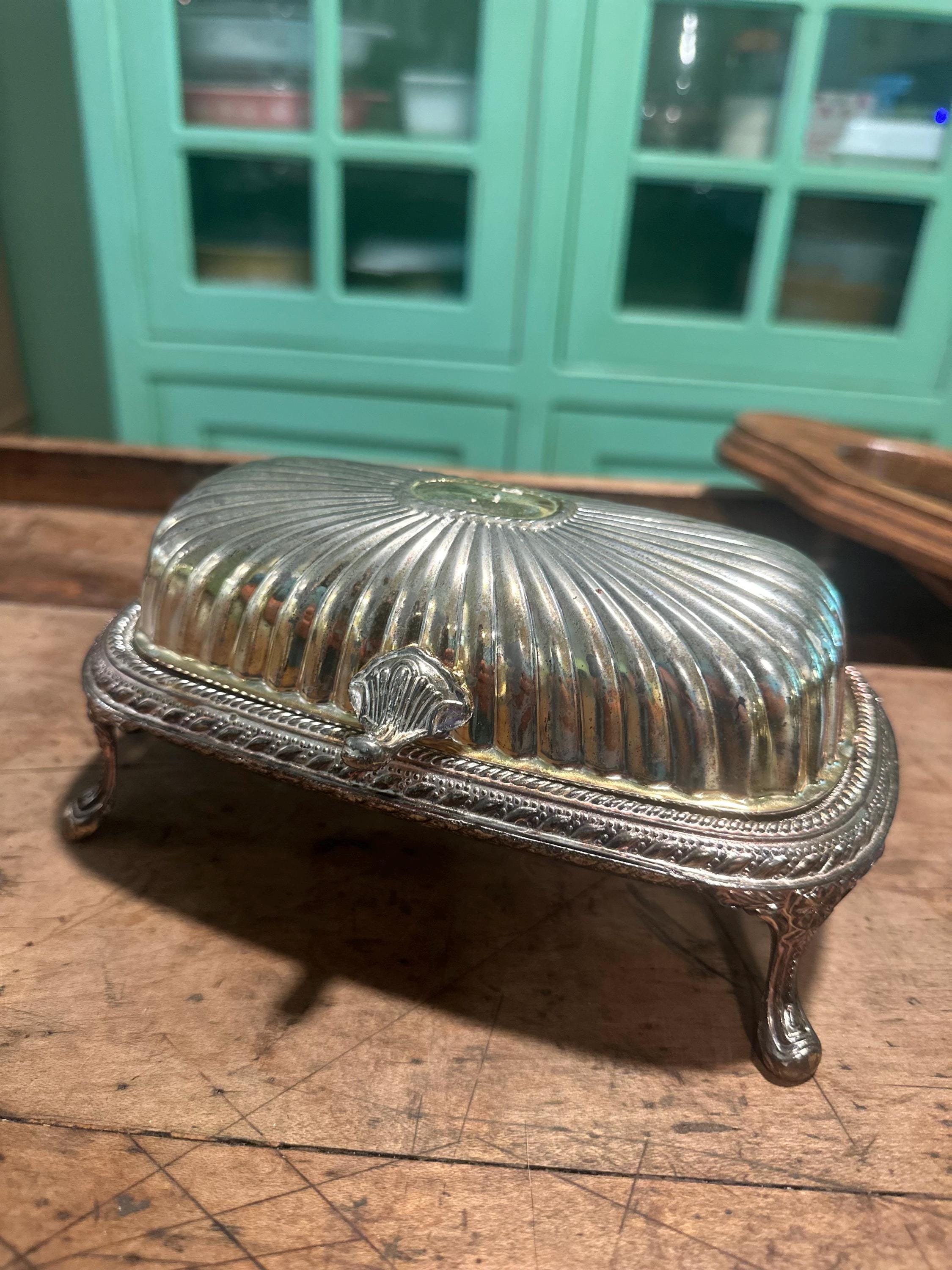 Silver butter dish - Etsy 日本