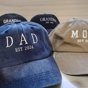 Custom Dad Hat, Custom Text Embroidered Hat, Custom Logo Hat, Personalized Cap, Vintage Baseball Hat, Custom Gift Hat for Man, Dad, Husband