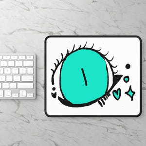 Alfombrilla de ratón para juegos personalizada: Neopreno con borde cosido