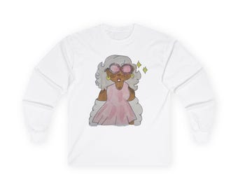 Camiseta unisex de manga larga de algodón ultrafino