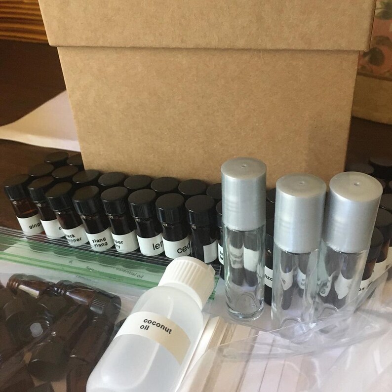 Natural Perfume Kit DIY craft kit perfumery Artisan Etsy