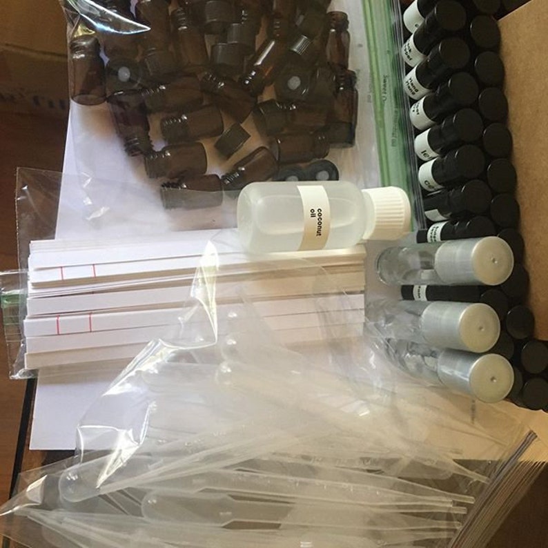 Natural Perfume Kit DIY craft kit perfumery Artisan Etsy