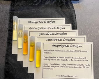 Natural Perfume Sample Set, Divine Collection Eau de Parfum