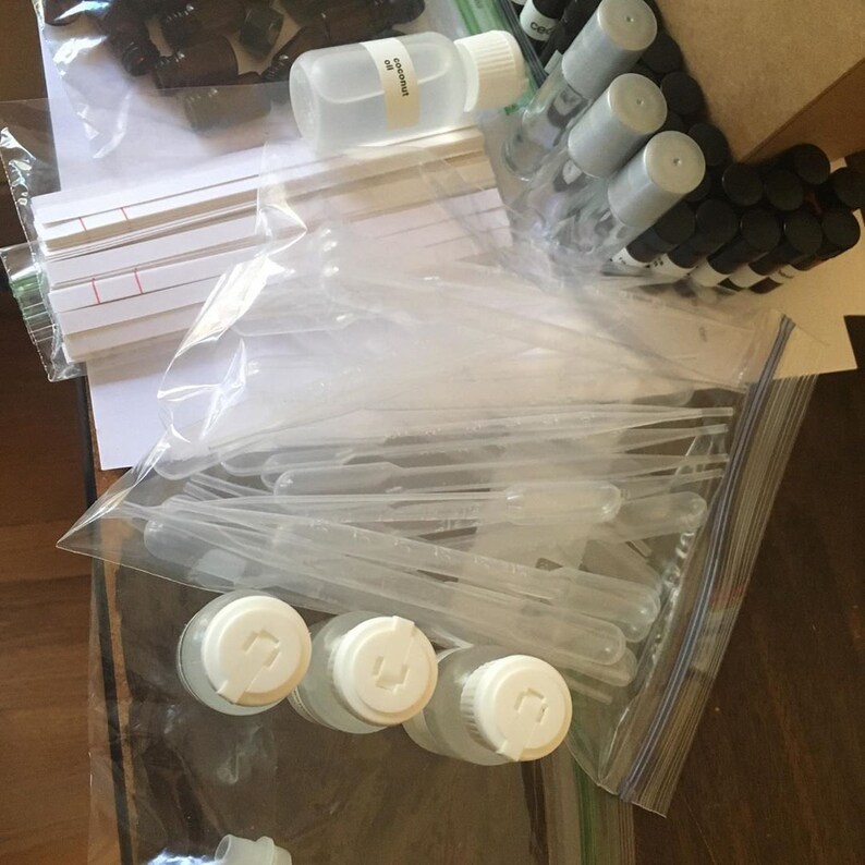Natural Perfume Kit DIY craft kit perfumery Artisan Etsy