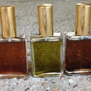 BOTANICAL PERFUME SAMPLE / 1 ml glass vial sample Artisan Perfume Sample Vegan oils Cruelty-Free image 4