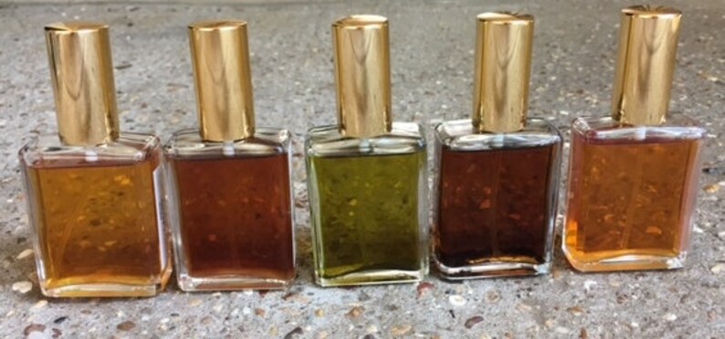 BOTANICAL PERFUME SAMPLE / 1 ml glass vial sample Artisan Perfume Sample Vegan oils Cruelty-Free image 4