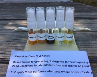 Natural Perfume Kit - perfume samples - JoAnne Bassett