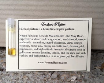 Luxury Artisan Botanical Parfum in Organic Jojoba Oil
