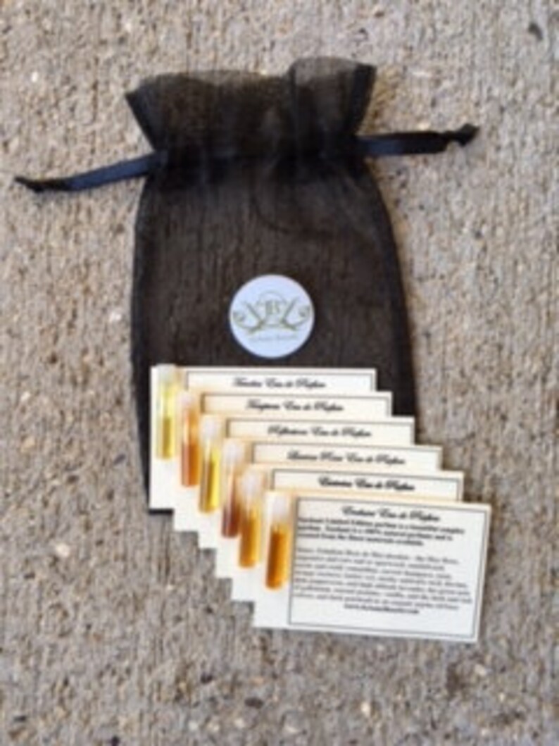 Natural Perfume Samples Limited Edition Eau De Perfume Etsy