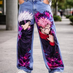 Jujutsu Kaisen Jeans - Etsy