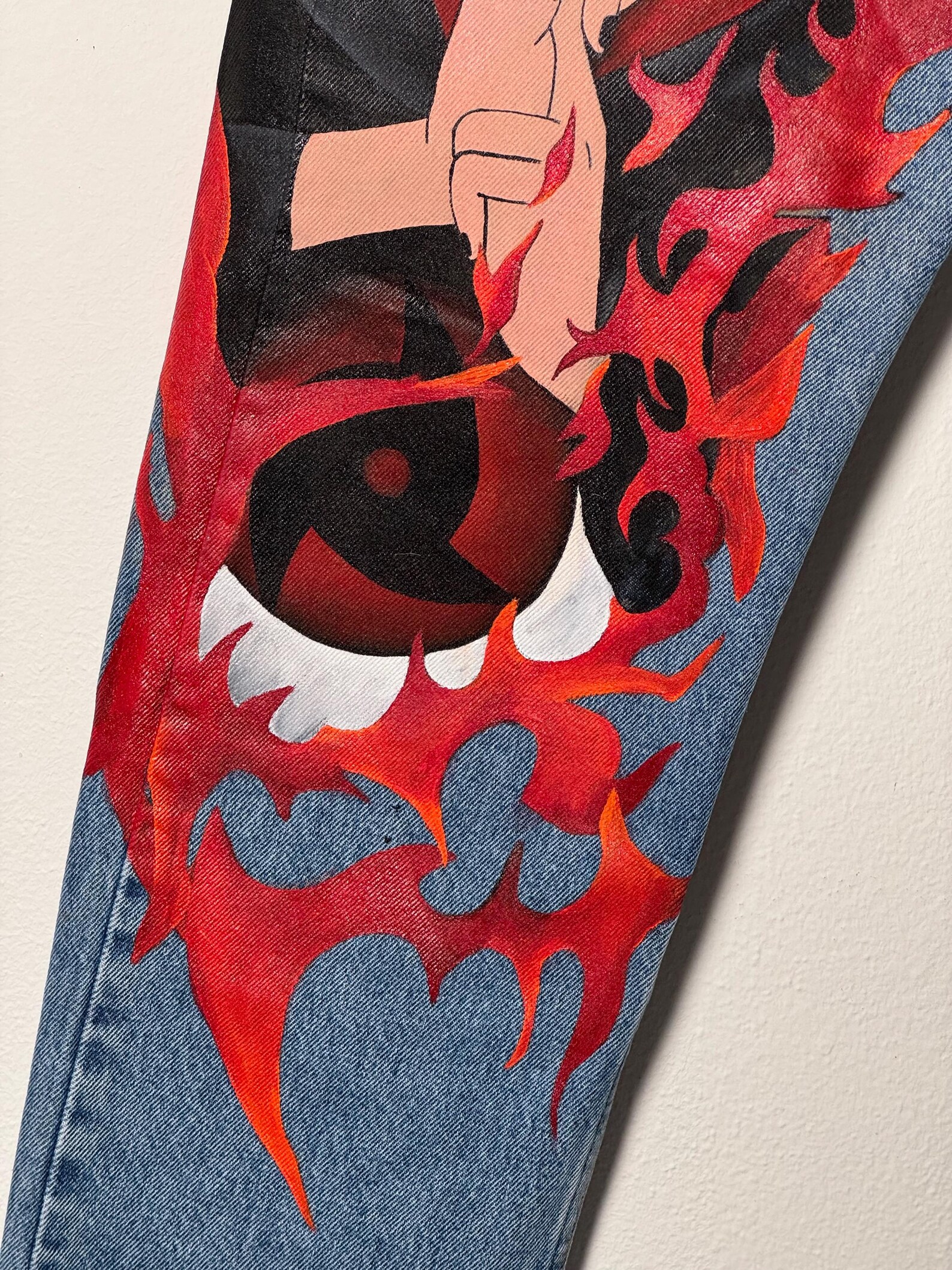 Multicolor Painter-Print Jeans main image 1
