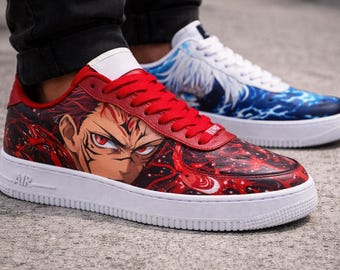 Custom Anime Air Force 1 – Gojo vs Sukuna Sneakers