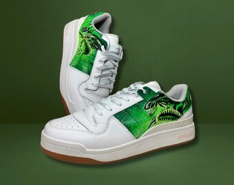 Zapatillas personalizadas pintadas a mano – Pintura artística de zapatos – Diseño personalizado – Arte de fan – Arte para vestir – Regalo único – Pintadas a mano