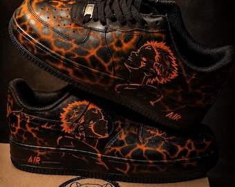 Personalisierte Neon Anime Schuhe