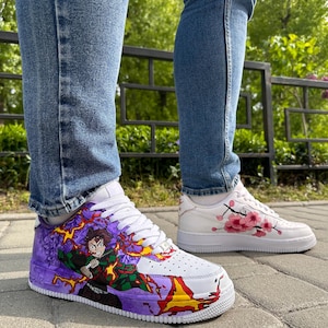 Custom Hand-Painted Shoes – Personalized Art on Sneakers, Unique Design Based on Your Idea, Painted Footwear Gift
