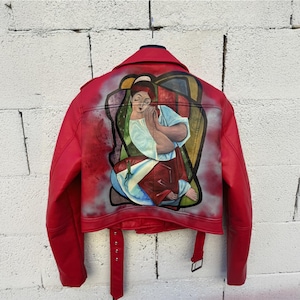 Personalized Hand Painted Denim Jacket, Custom Jean Jacket, Unique Clothing, Custom Artwork for Men & Women, Made to Order, Any Design Idea