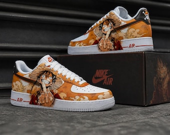 Hand Painted Custom Sneakers | Anime Shoes | One Piece Inspired | Made to Order | Unique Gift