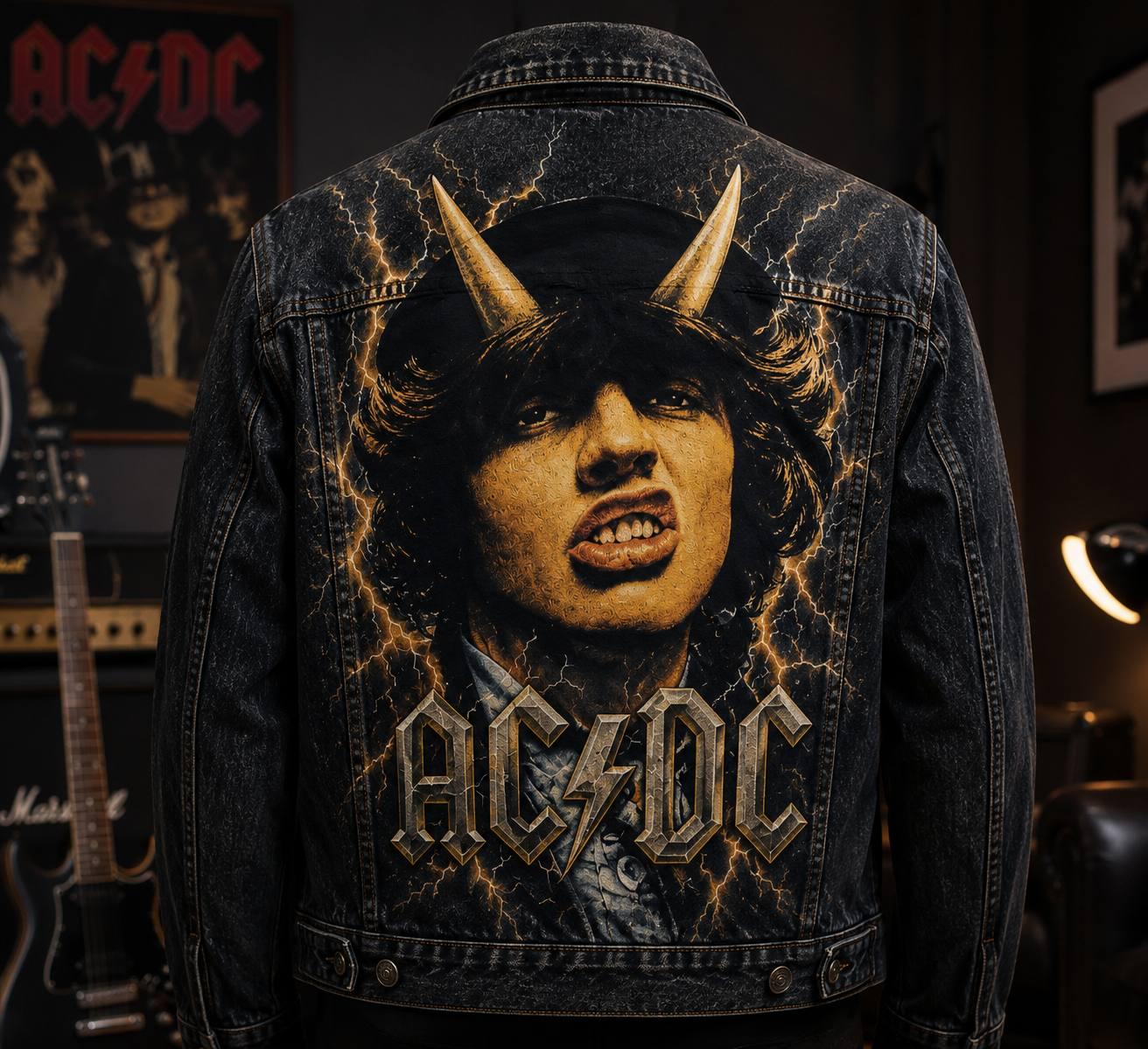 Acdc jean jacket - Etsy 日本
