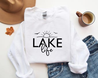 Lake Life Sweatshirt: Vacation & Camper Outfit