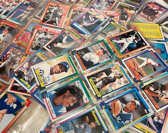 Vintage 1980s Topps Baseball Card Lot | 100+ Cards | MLB Stars & All-Stars