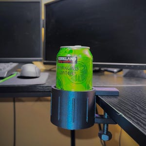 Can Holder & Drink Holder Clamp-On for Table | Fits Most Cans, Bottles, and More