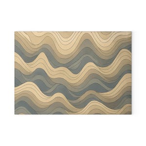 Tempered Glass Cutting Board: Modern Kitchen Decor with Non-Slip Feet