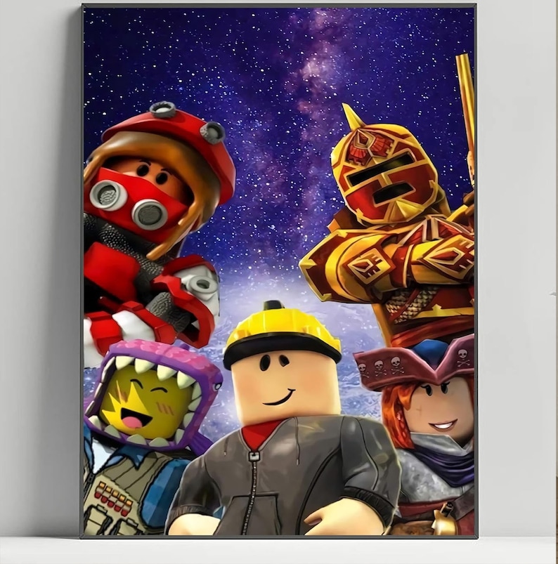 Inside the World of Roblox Poster Roblox Poster Gift Kids Etsy Canada