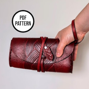 Knot Leather Clutch - PDF Pattern for Leather Craft