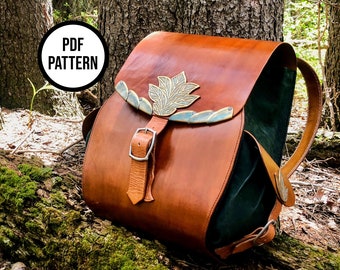 Hobbit Backpack PDF Pattern for Leatherwork