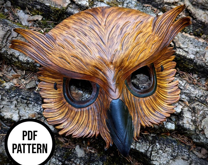 Bird Mask Pattern - Digital Download | PDF - Etsy Canada