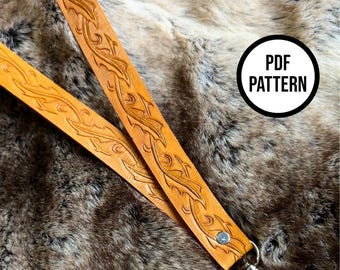 Cordón de cuero - Patrón PDF para cuero