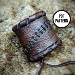 Floki Leather Cuff  - Everyday Cosplay PDF Pattern for Leatherwork