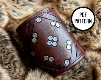 Puño de cuero Stark - Patrón PDF para cosplay cotidiano de marroquinería