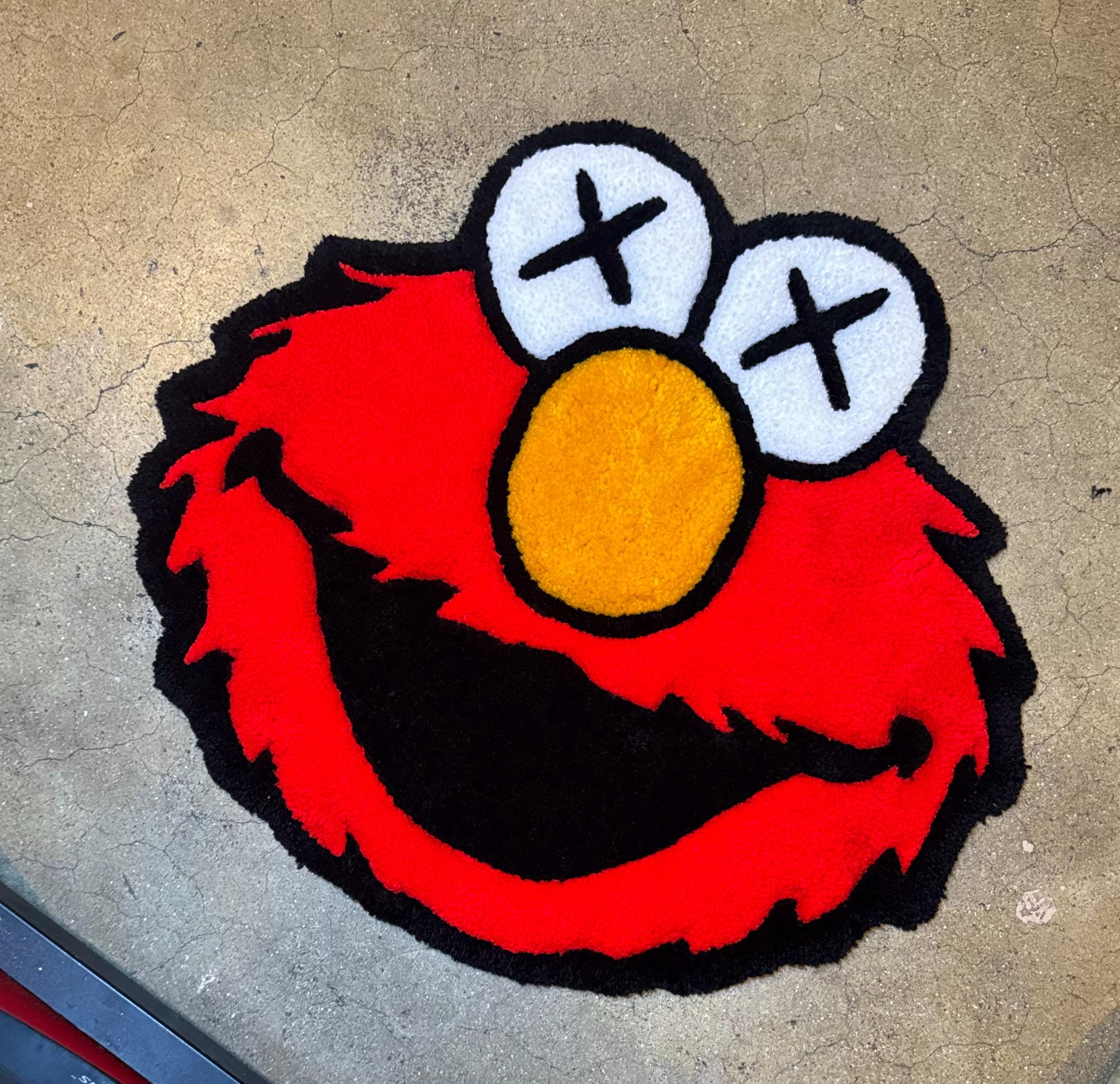 KAWS Elmo Head - Etsy
