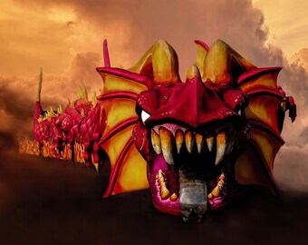 Vernadean the Mama Dragon from Mystics of Time Mardi Gras Association