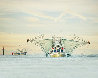 Got Shrimp Photograph - Shrimp boat in Bayou la Batre, AL