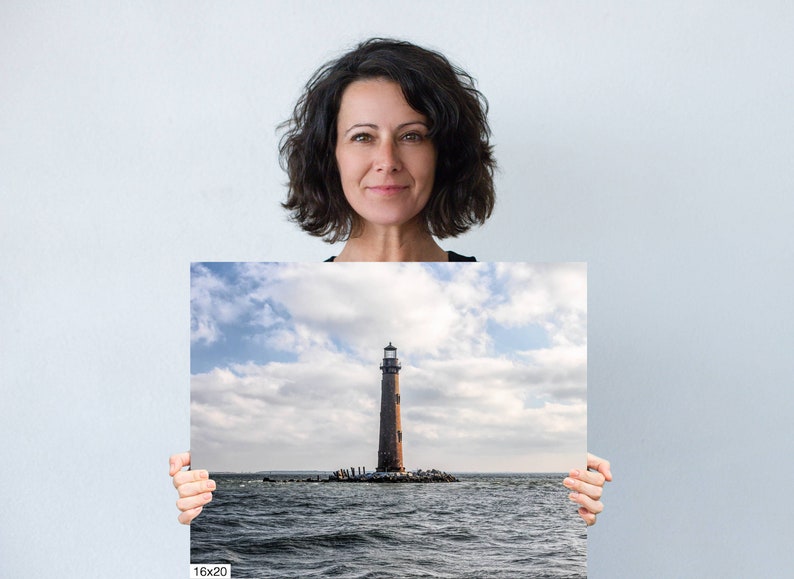 Sand Island Lighthouse off Dauphin Island Alabama Photograph image 8