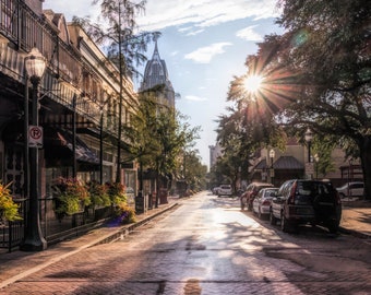 Sunrise on Lower Dauphin Street Mobile AL Photograph