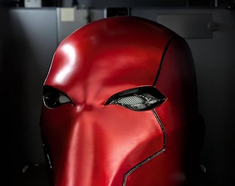 3D Printed Red Hood Helmet: Smooth Cosplay Mask