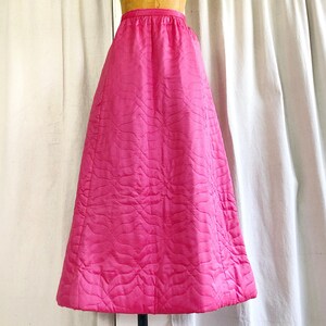 Pink Quilted Skirt Etsy