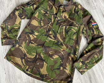 Chaqueta De Campo Militar Británica DPM Original - Ligera, Mezcla Poliéster/Algodón, Talla Única