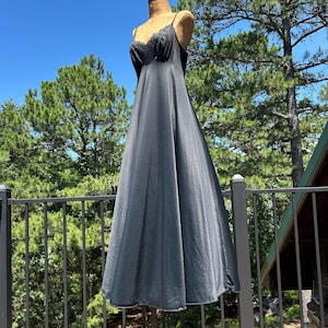 vintage 90's spaghetti strap empire waist dress floor length 90s Empire Waist