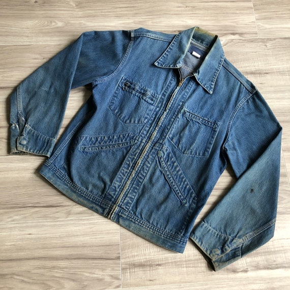 50s/60s BEST OshKosh Denim Workwear Chore Jacket U