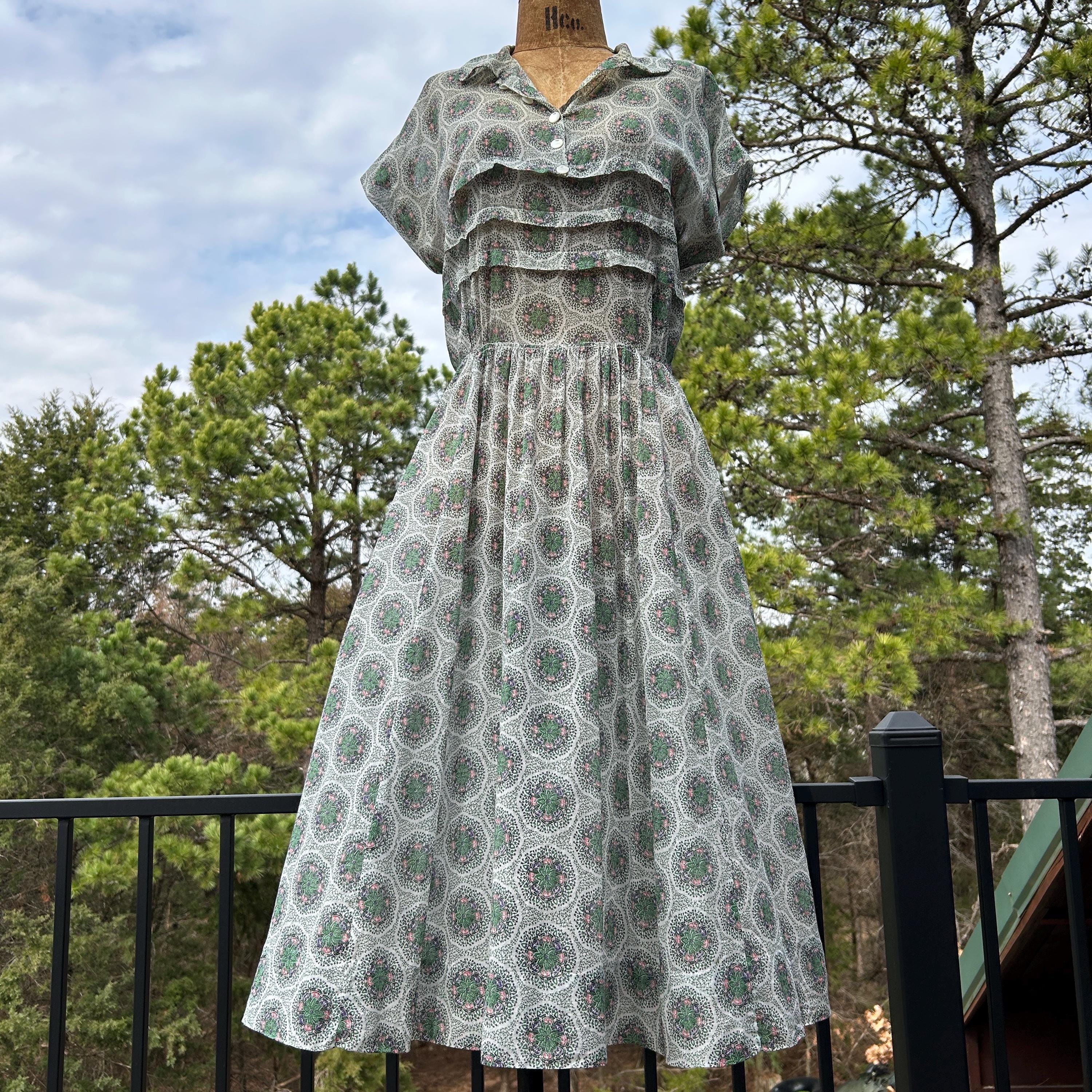 Vintage Cotton Housedress - Etsy