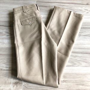 Vintage 70s/80s DEADSTOCK Western Wear Sta-Prest Style Flared Bootcut Pants W 26 x L 29