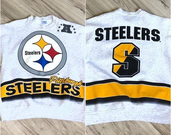 1994 Pittsburgh Steelers Double Sided Graphic Sweatshirt USA L