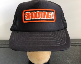 80s Shooting Times Advert Novelty Mesh Trucker Snapback Cap Hat