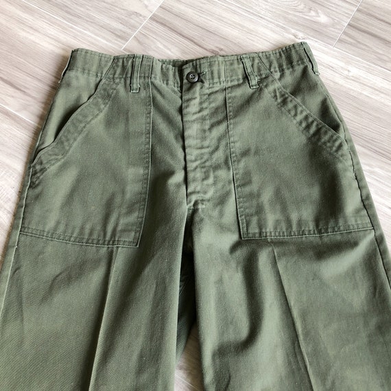 70s OG-507 Military Utility Army Field Trousers T… - image 5